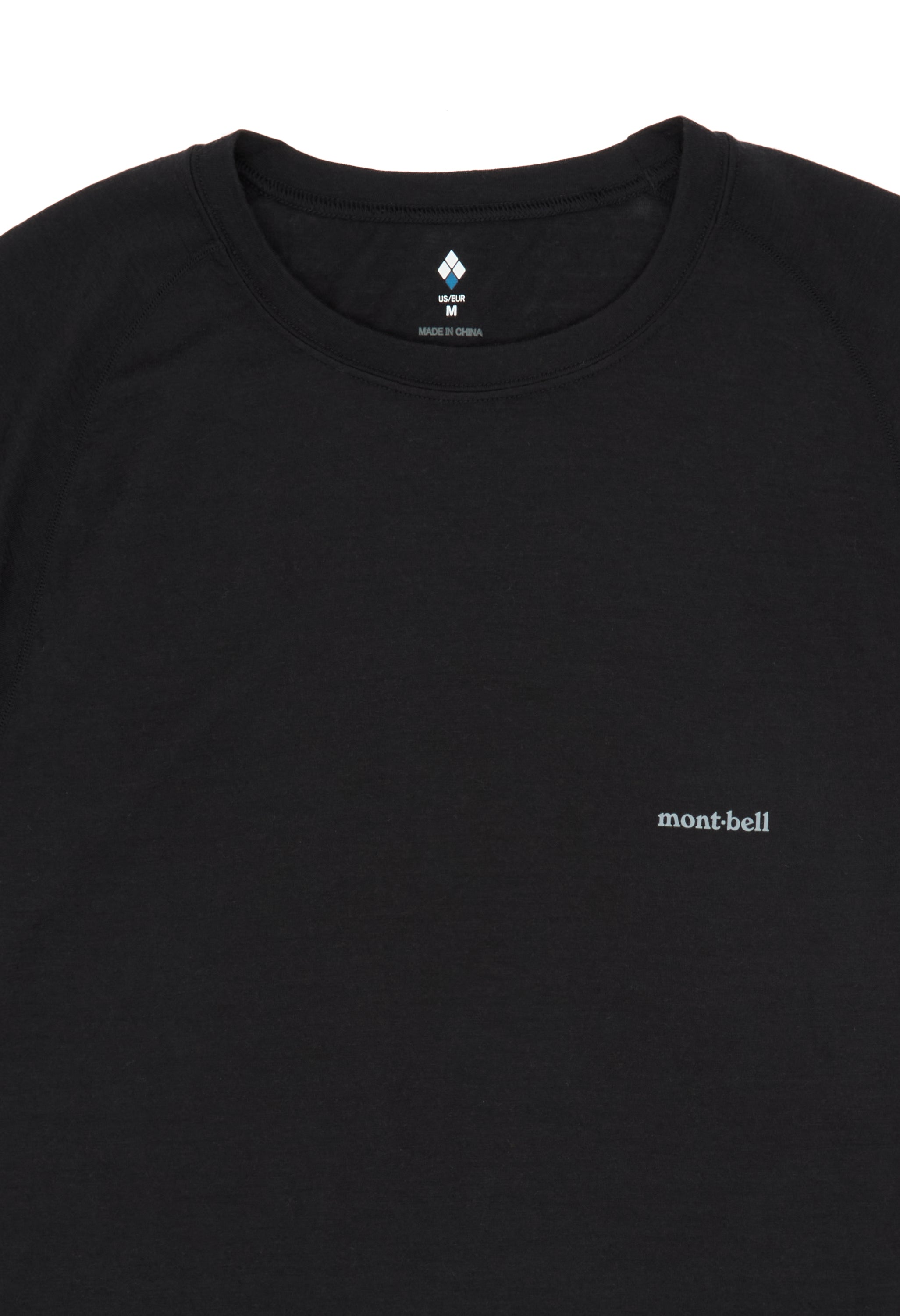 Men's SUPER MERINO WOOL Light Weight T-Shirt (Black